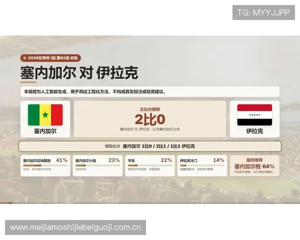 今日世界杯塞内加尔与伊拉克比赛赛程安排及比赛结果预测分析 今日世界杯塞内加尔与伊拉克比赛赛程安排及比赛结果预测分析